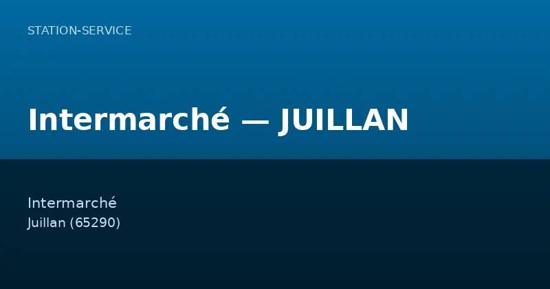 Intermarché — JUILLAN