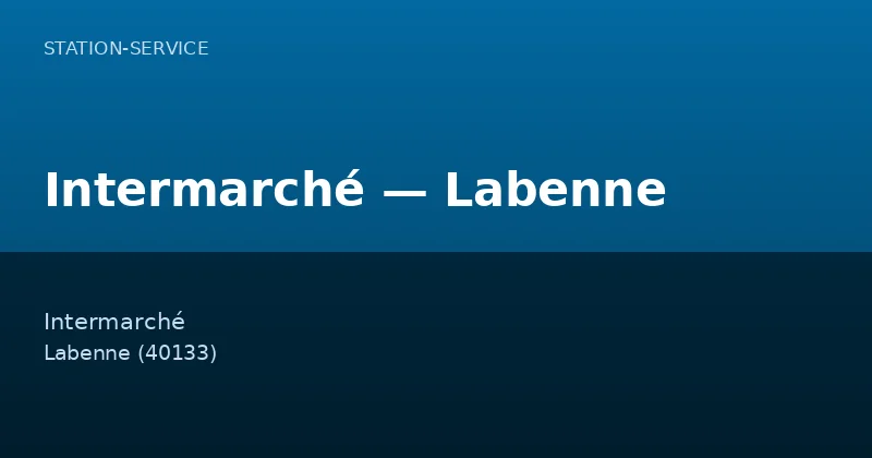 Intermarché — Labenne