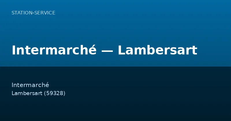 Intermarché — Lambersart