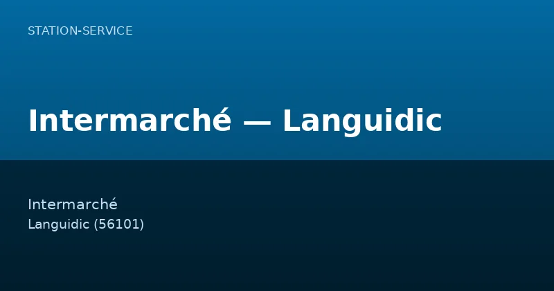 Intermarché — Languidic