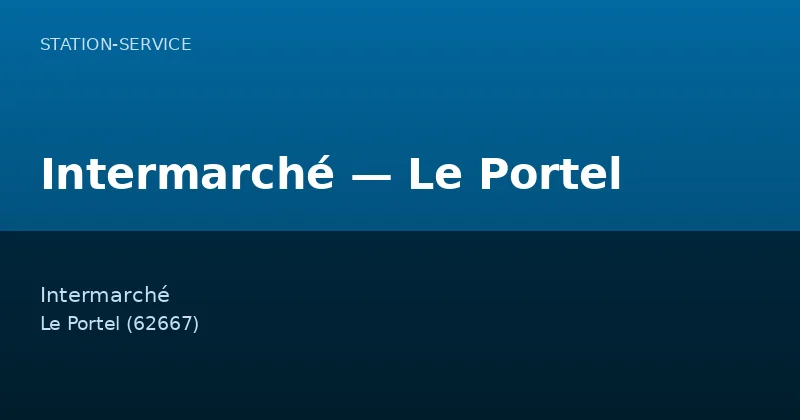 Intermarché — Le Portel