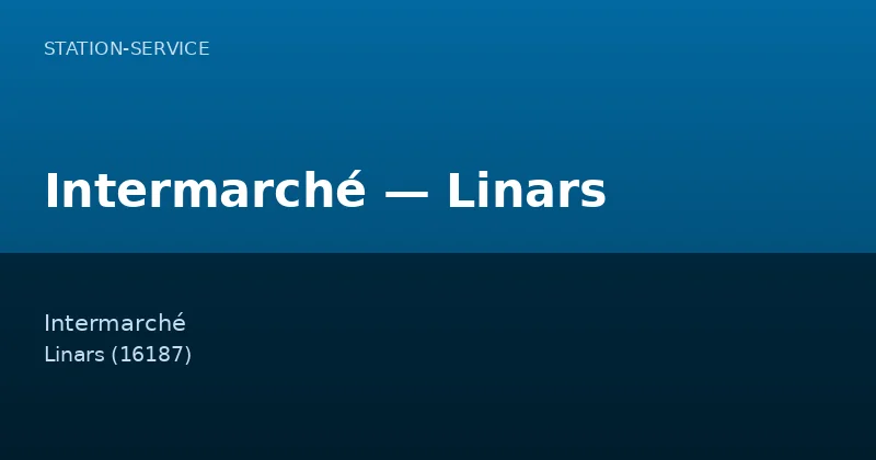 Intermarché — Linars