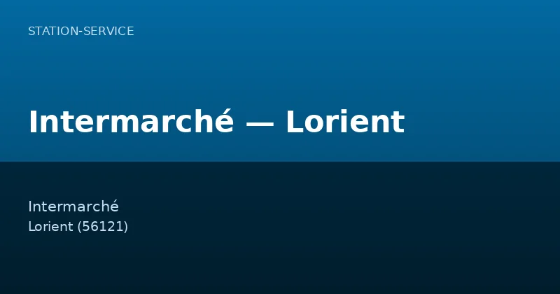 Intermarché — Lorient
