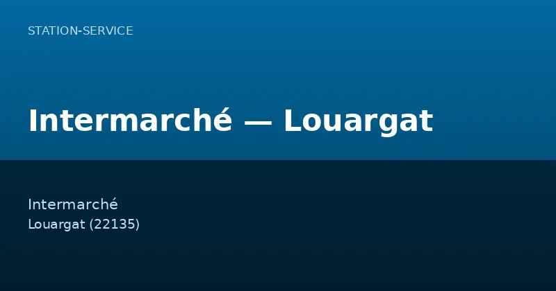 Intermarché — Louargat