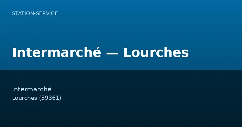 Intermarché — Lourches