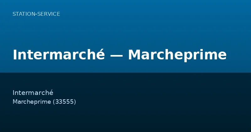 Intermarché — Marcheprime