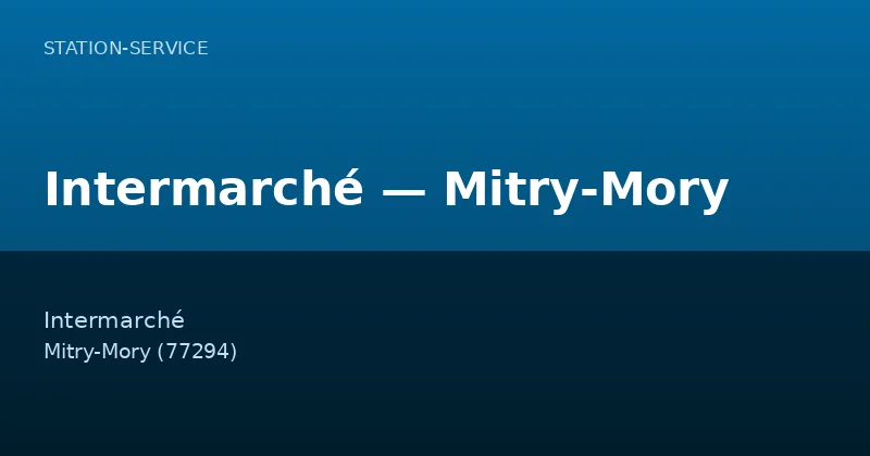 Intermarché — Mitry-Mory