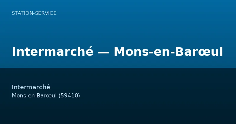 Intermarché — Mons-en-Barœul