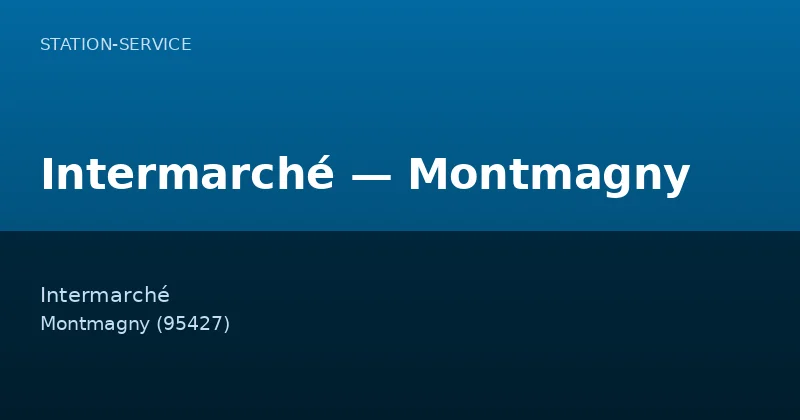 Intermarché — Montmagny