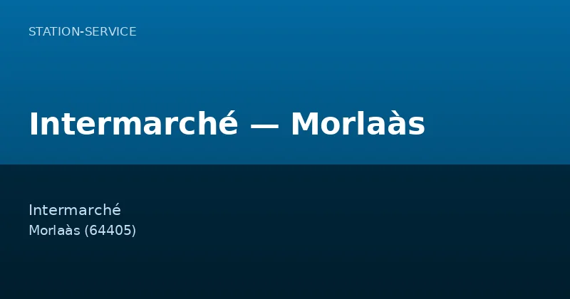 Intermarché — Morlaàs