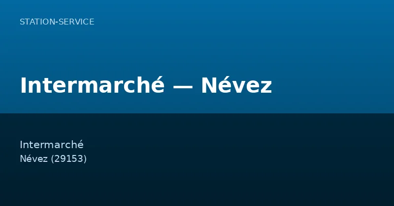 Intermarché — Névez