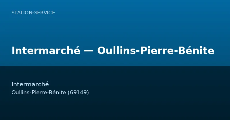 Intermarché — Oullins-Pierre-Bénite