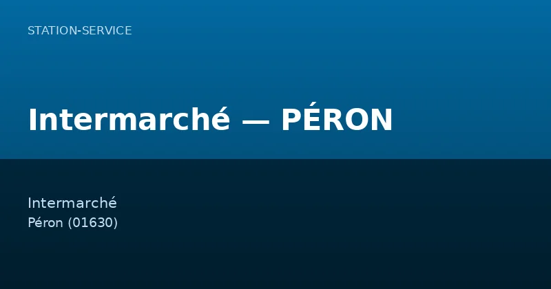 Intermarché — PÉRON