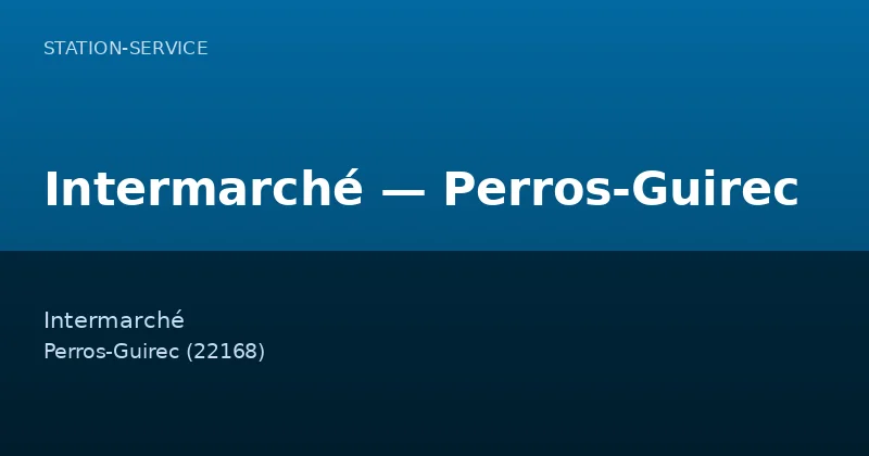 Intermarché — Perros-Guirec