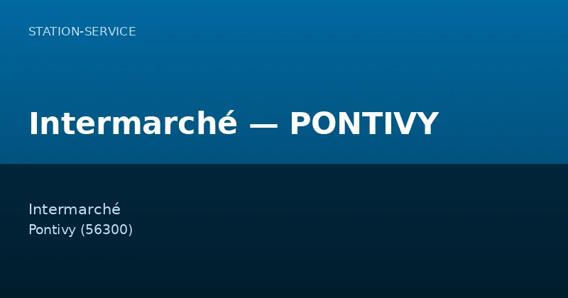 Intermarché — PONTIVY