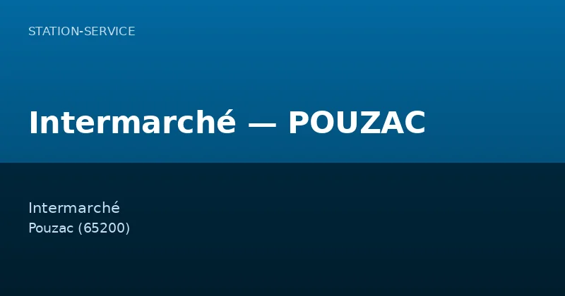 Intermarché — POUZAC