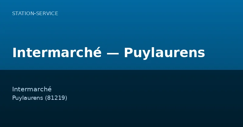 Intermarché — Puylaurens