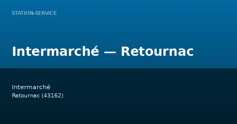 Intermarché — Retournac