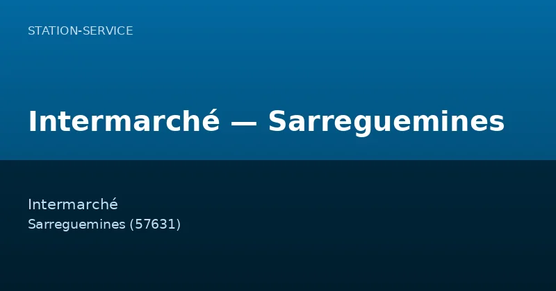 Intermarché — Sarreguemines