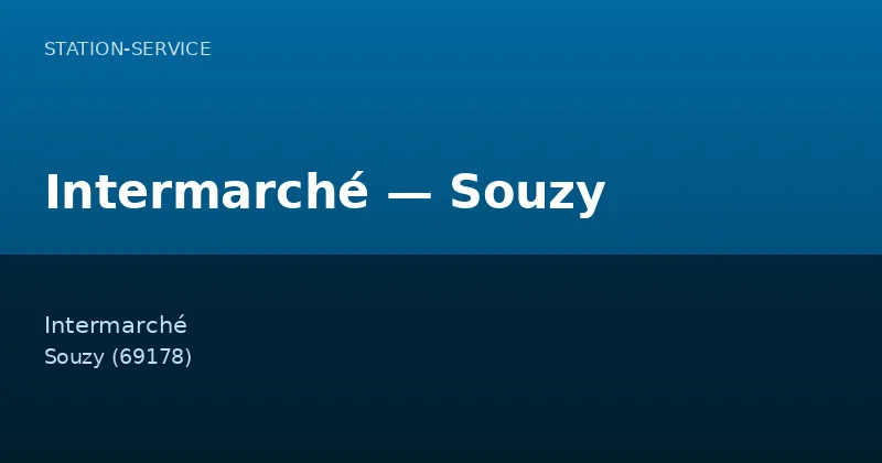 Intermarché — Souzy
