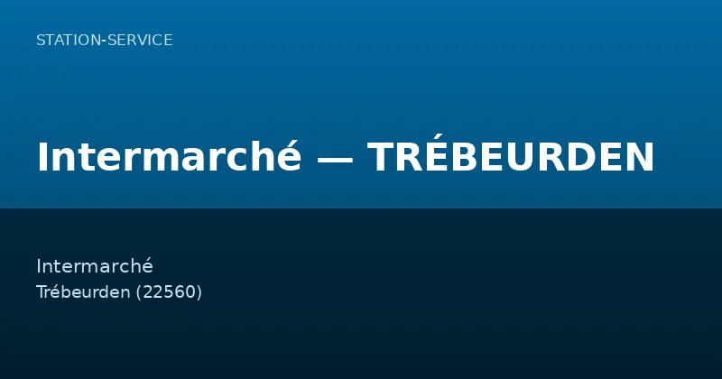 Intermarché — TRÉBEURDEN