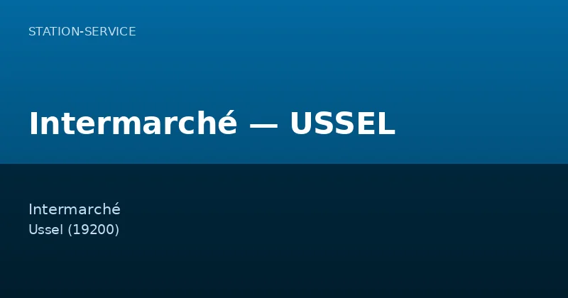 Intermarché — USSEL