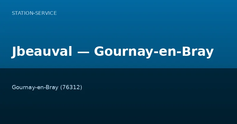 Jbeauval — Gournay-en-Bray