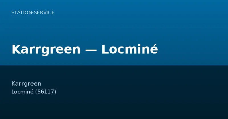 Karrgreen — Locminé
