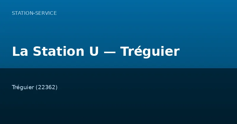 La Station U — Tréguier