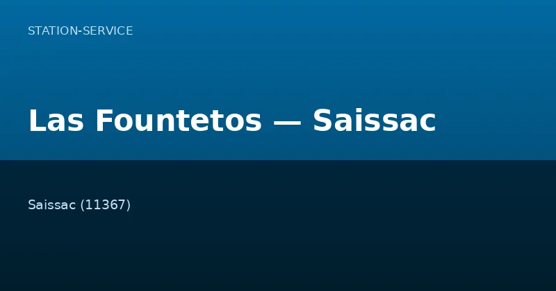 Las Fountetos — Saissac