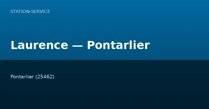 Laurence — Pontarlier