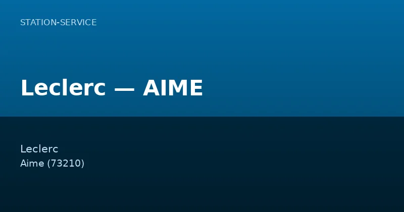 Leclerc — AIME