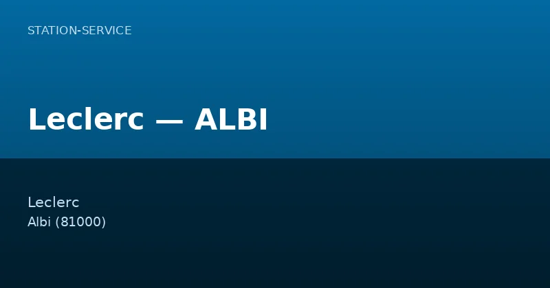 Leclerc — ALBI