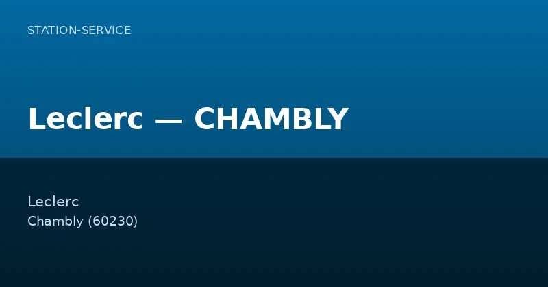 Leclerc — CHAMBLY