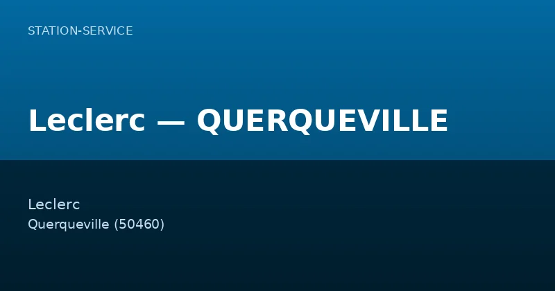 Leclerc — QUERQUEVILLE