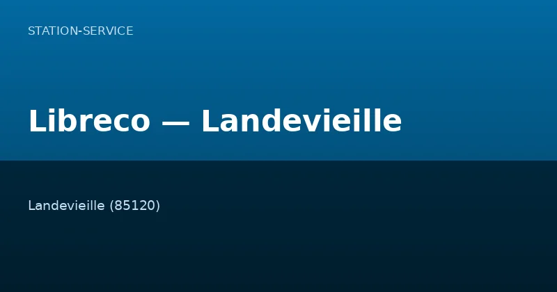 Libreco — Landevieille