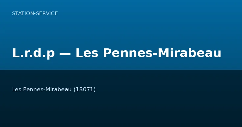 L.r.d.p — Les Pennes-Mirabeau