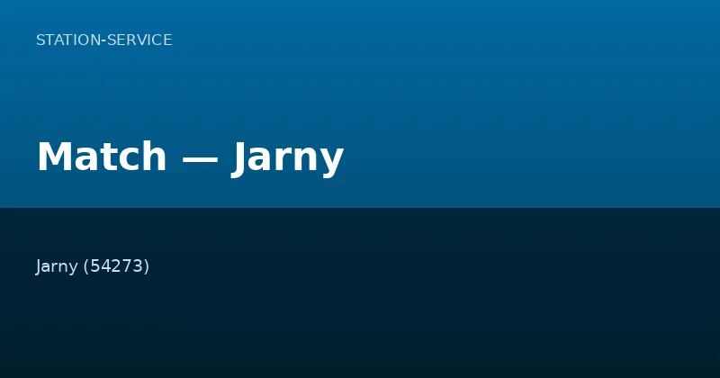 Match — Jarny