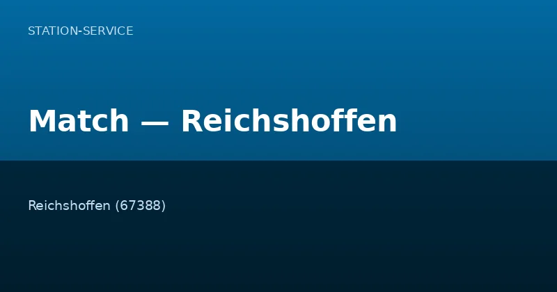 Match — Reichshoffen