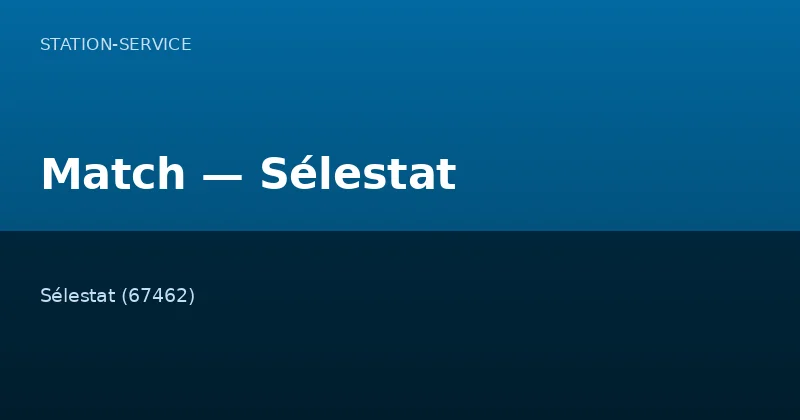 Match — Sélestat