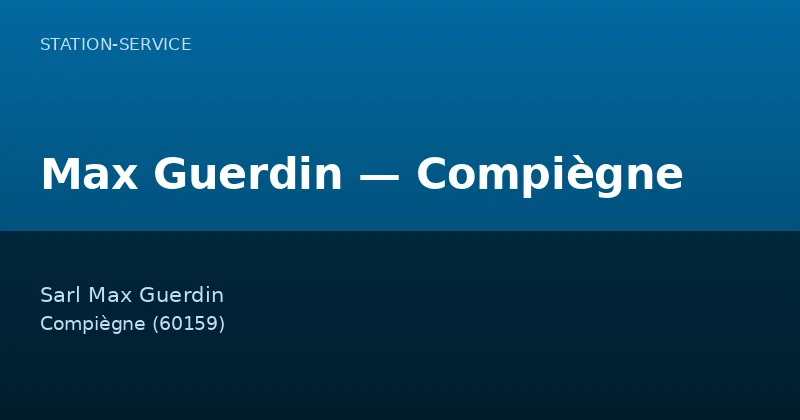 Max Guerdin — Compiègne
