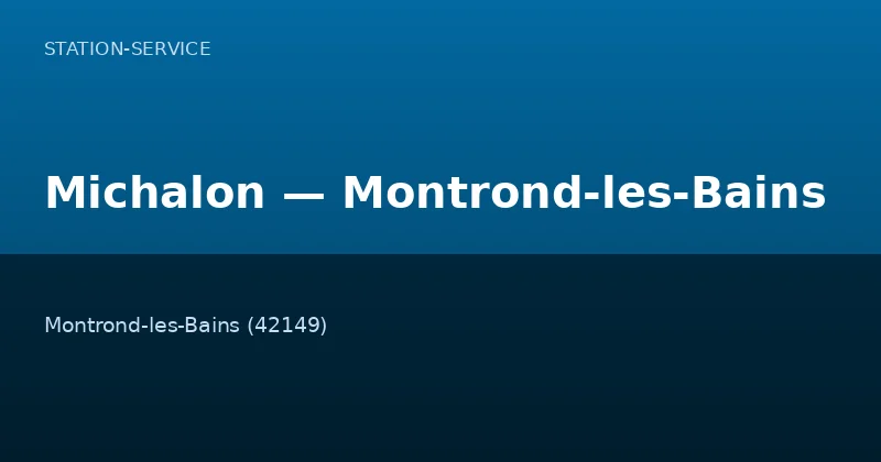 Michalon — Montrond-les-Bains
