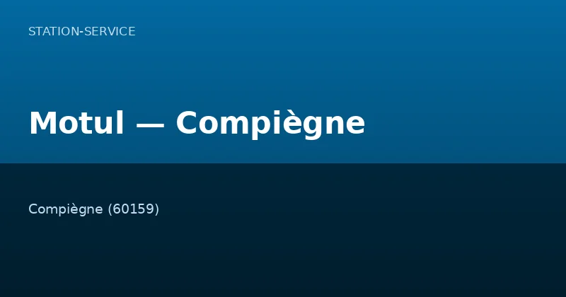 Motul — Compiègne