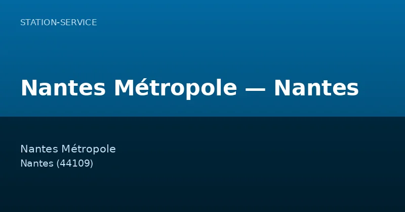 Nantes Métropole — Nantes