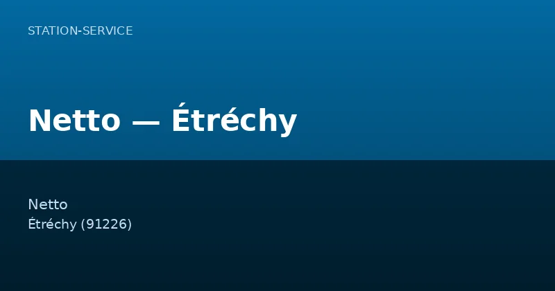 Netto — Étréchy