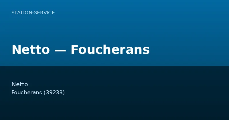 Netto — Foucherans