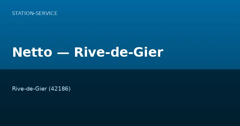 Netto — Rive-de-Gier