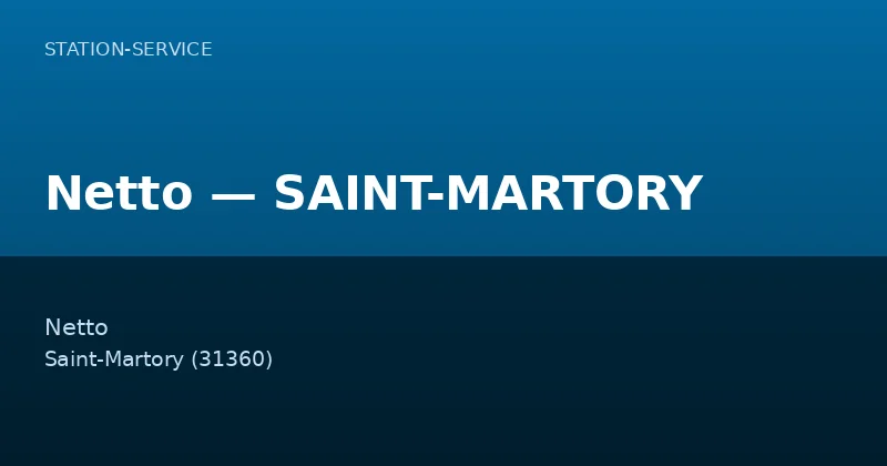 Netto — SAINT-MARTORY