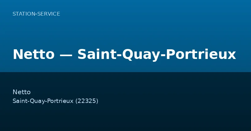 Netto — Saint-Quay-Portrieux