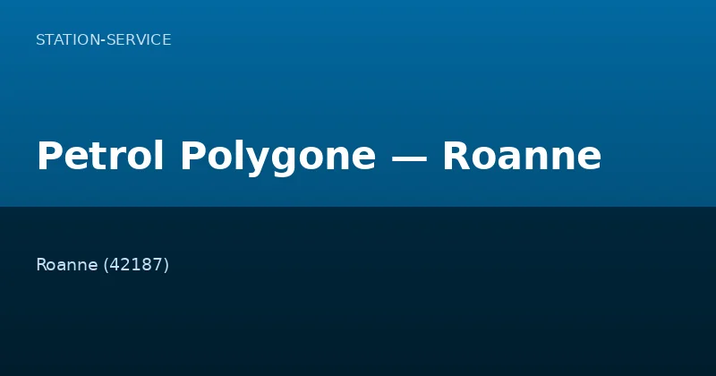 Petrol Polygone — Roanne